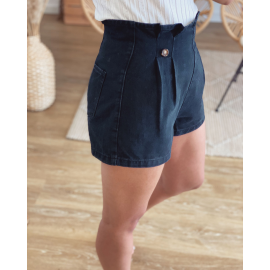 Short en jean Noir - Jude