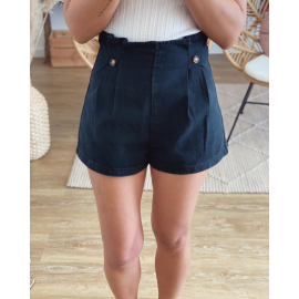 Short en jean Noir - Jude