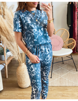 Ensemble Jogging Tie and Dye Anthracite - Angela