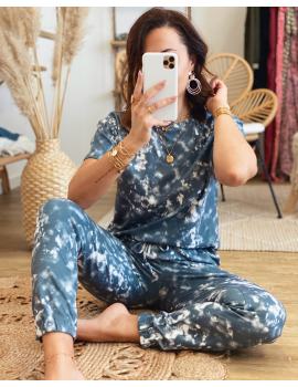 Ensemble Jogging Tie and Dye Anthracite - Angela