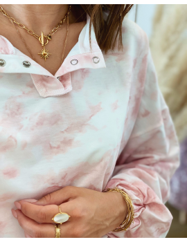 Ensemble Short Tie and Dye rose - Kim