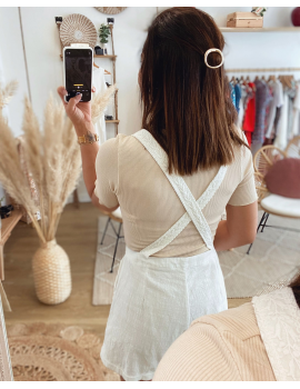 Salopette blanche - Darya