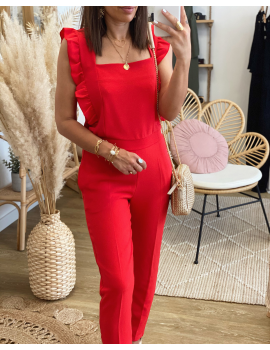 Combipantalon rouge - Marta (Création)