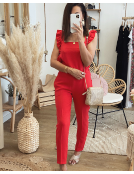 Combipantalon rouge - Marta (Création)