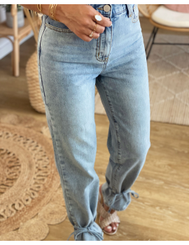 Jean tie hem bleu - Roy