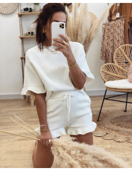 Ensemble homewear blanc - Chill