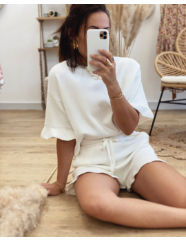 Ensemble homewear blanc - Chill