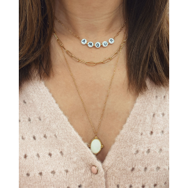 Collier triple rang - Amour