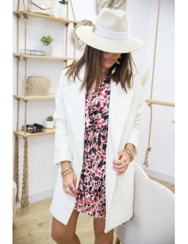 Manteau doux blanc - Farel
