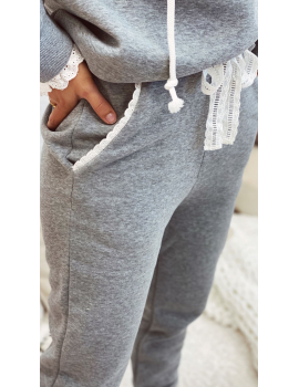 Jogging gris à dentelle - Dream