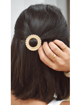 Barrette Couronne de feuilles