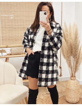 Manteau mi-long à carreaux - Matt