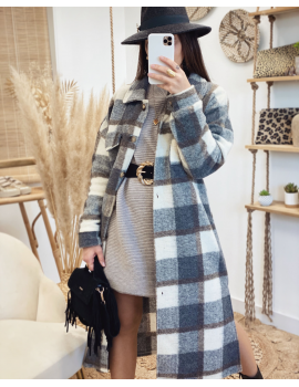 Surchemise longue grise - Elisabeta