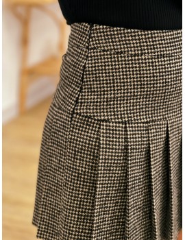 Short pleated skirt bottom - May