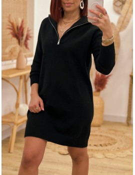 Black sweater dress - Oana