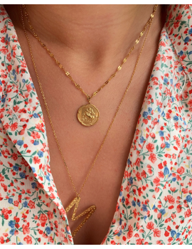 Collier acier "Astro"